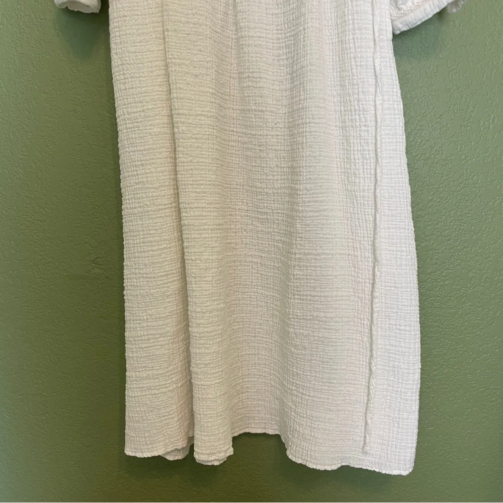 Mango Textured Cotton Dress Size 2 - Picture 5 of 12